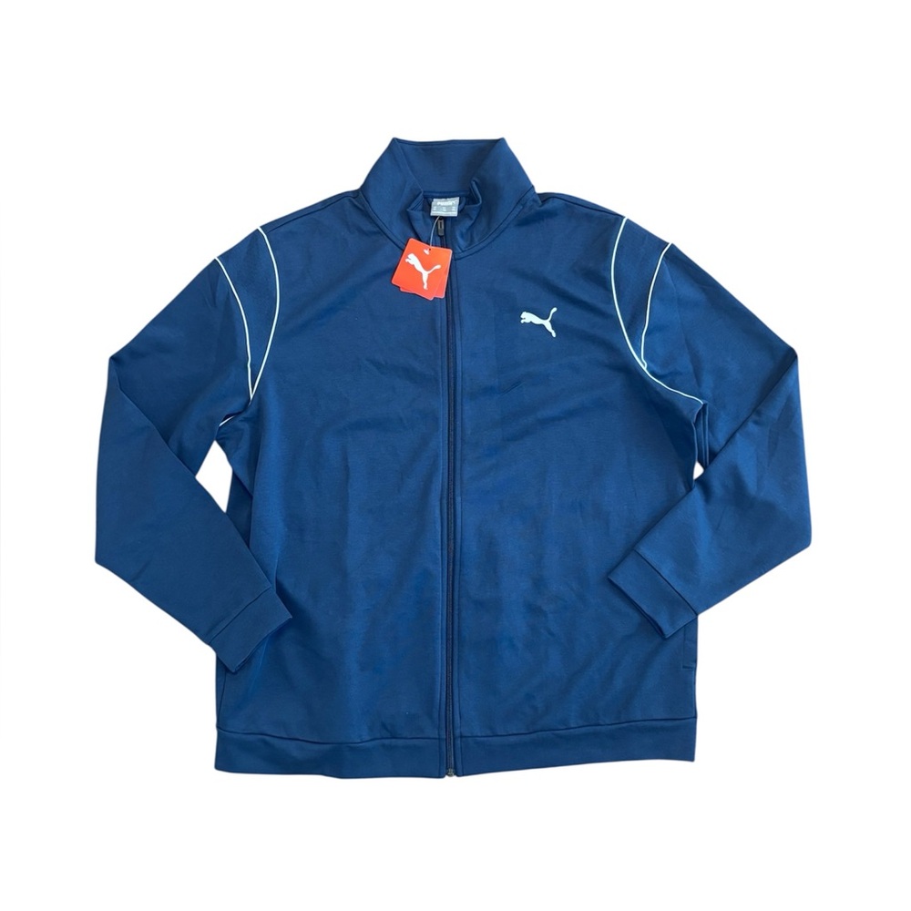 Puma Men’s Navy Blue Zip-Up Jacket NWT XXL
